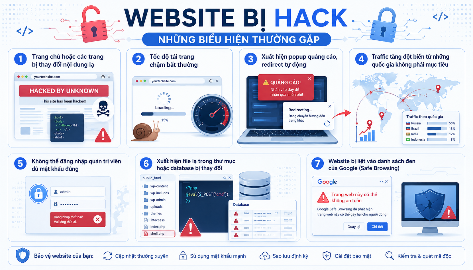 Web bị hack