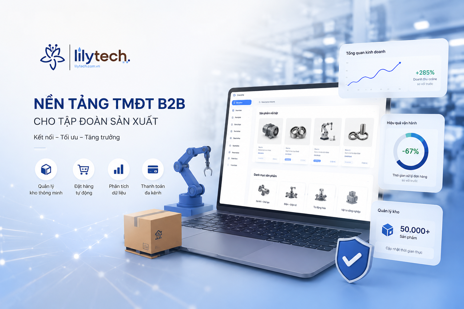 Dự Án Nền Tảng Thương Mại Điện Tử B2B Cho Tập Đoàn Sản Xuất