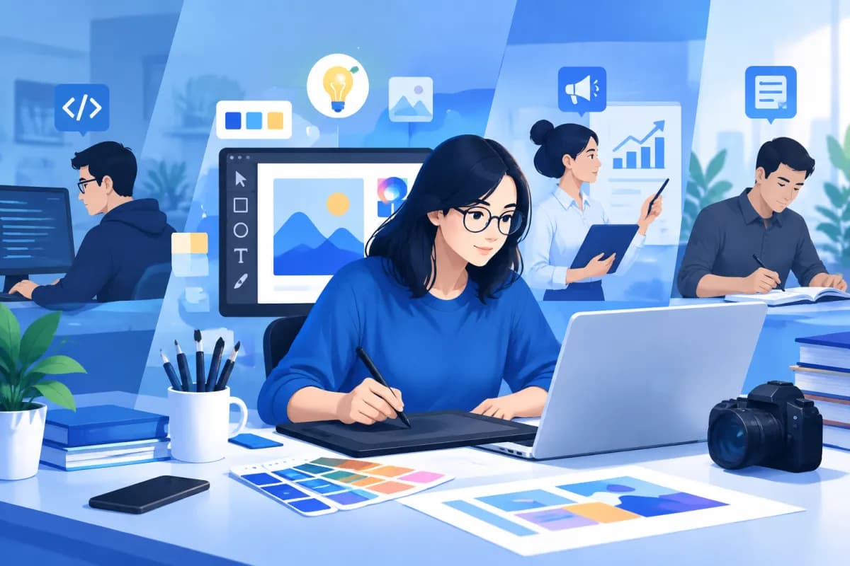 Nhân viên Design là gì? Phân biệt Designer với các vị trí khác