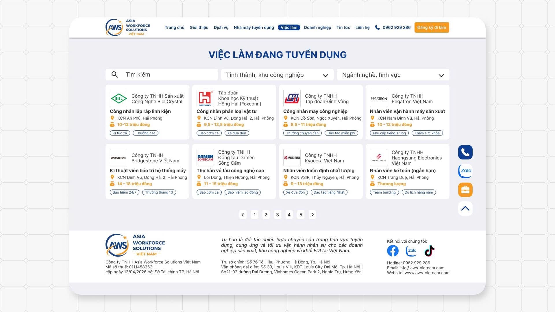 Cung ứng lao động Việt Nam