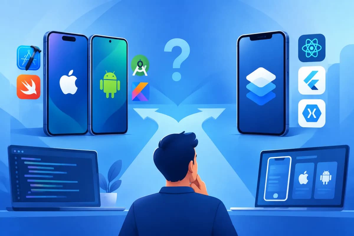 Phát triển app iOS và Android: Chọn native hay đa nền tảng?