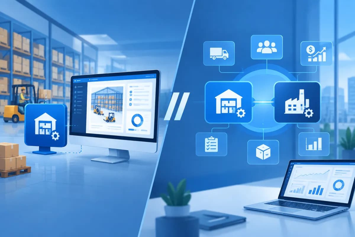 So sánh module WMS độc lập và WMS tích hợp ERP