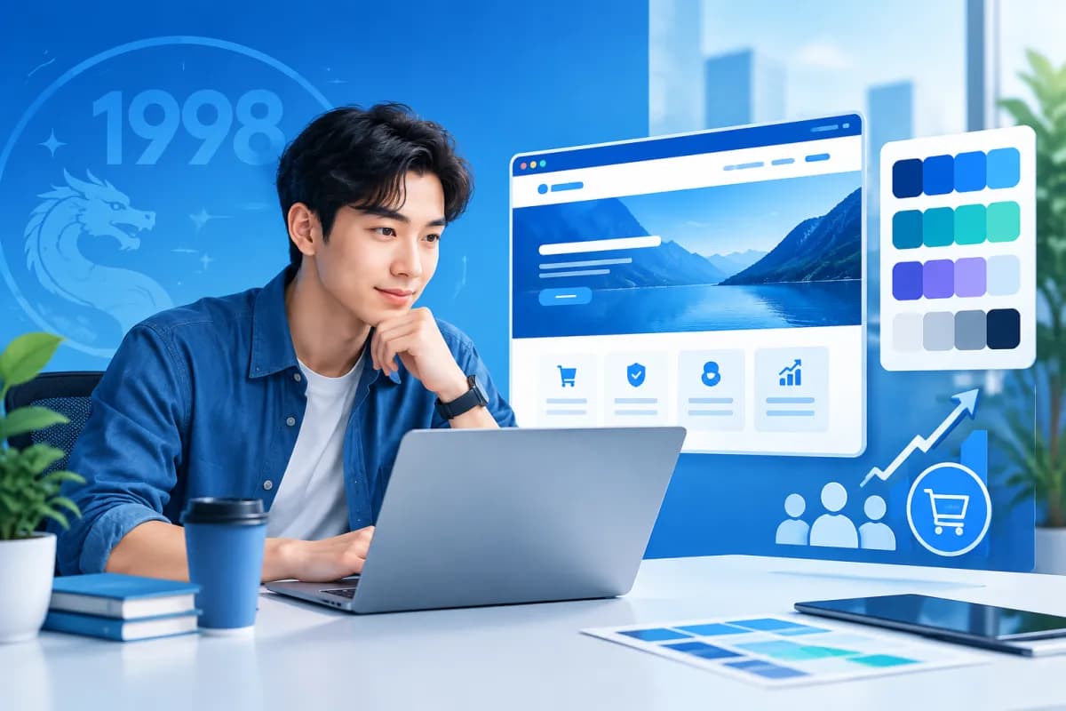 Tuổi 1998 nên làm website màu gì để thu hút khách hàng?