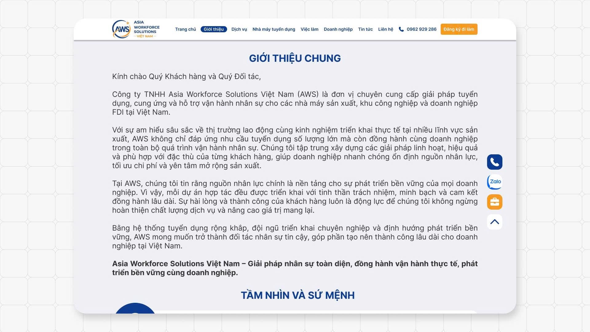 Cung ứng lao động Việt Nam