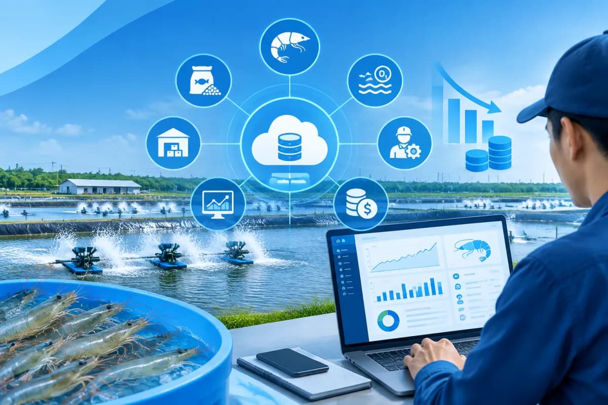 Ý tưởng làm ERP cho farm tôm để kiểm soát chi phí