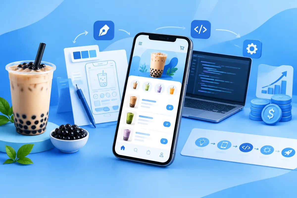 App trà sữa là gì? Quy trình thiết kế và chi phí tham khảo