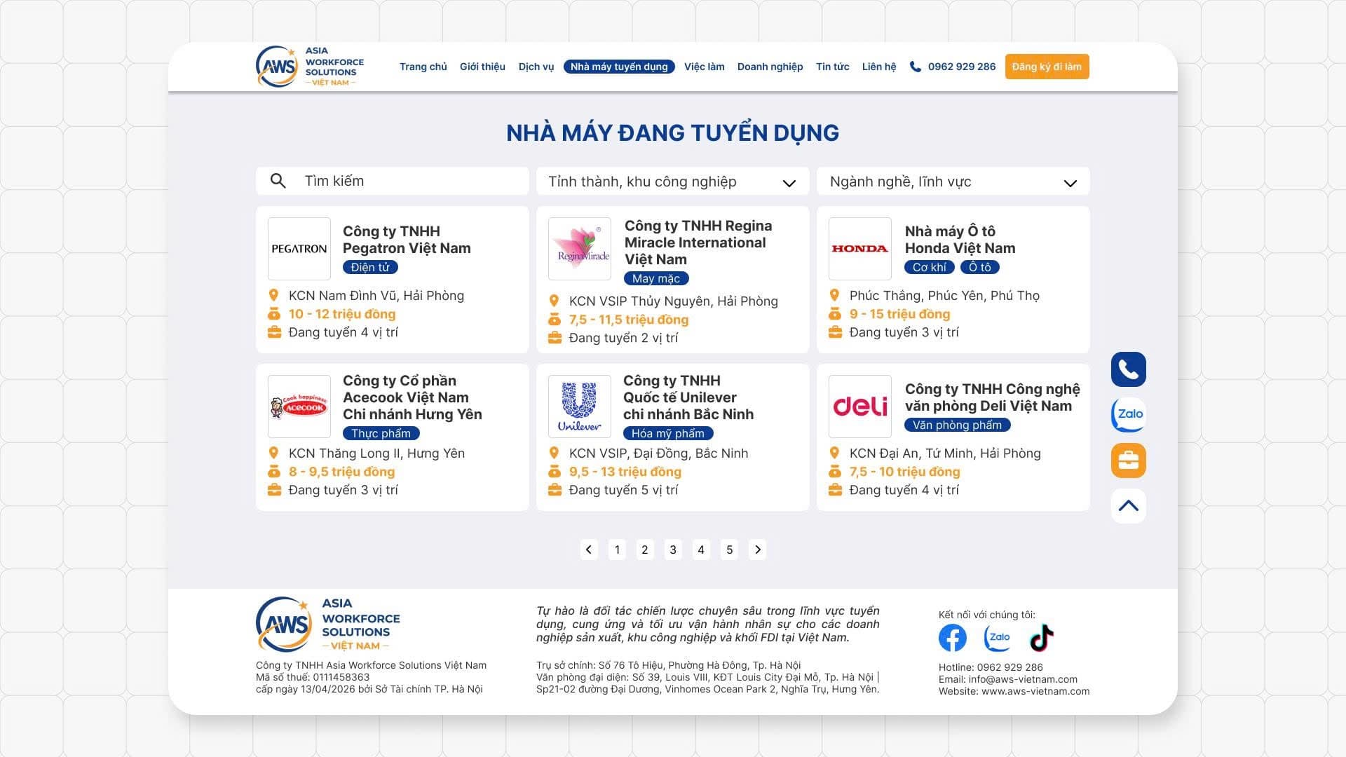 Cung ứng lao động Việt Nam