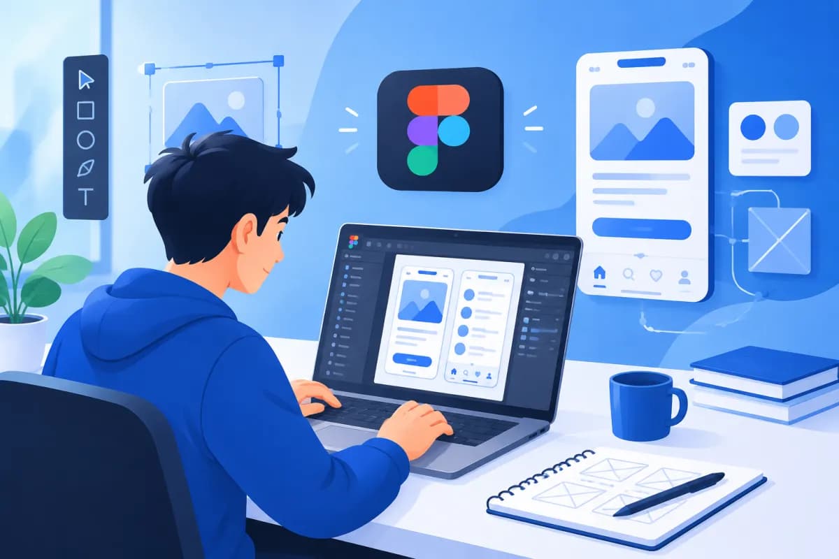 Học Figma cho người mới bắt đầu: Tự thiết kế UI UX