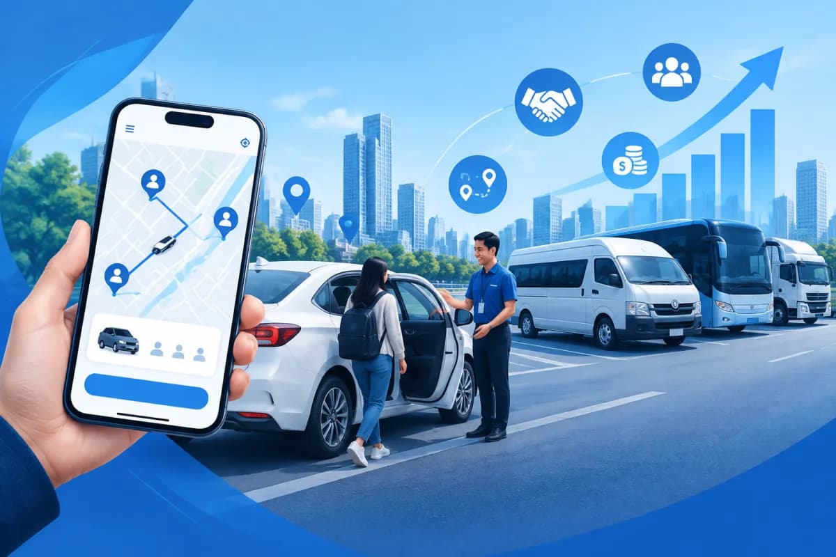 App xe ghép là gì? Cơ hội kinh doanh cho doanh nghiệp vận tải