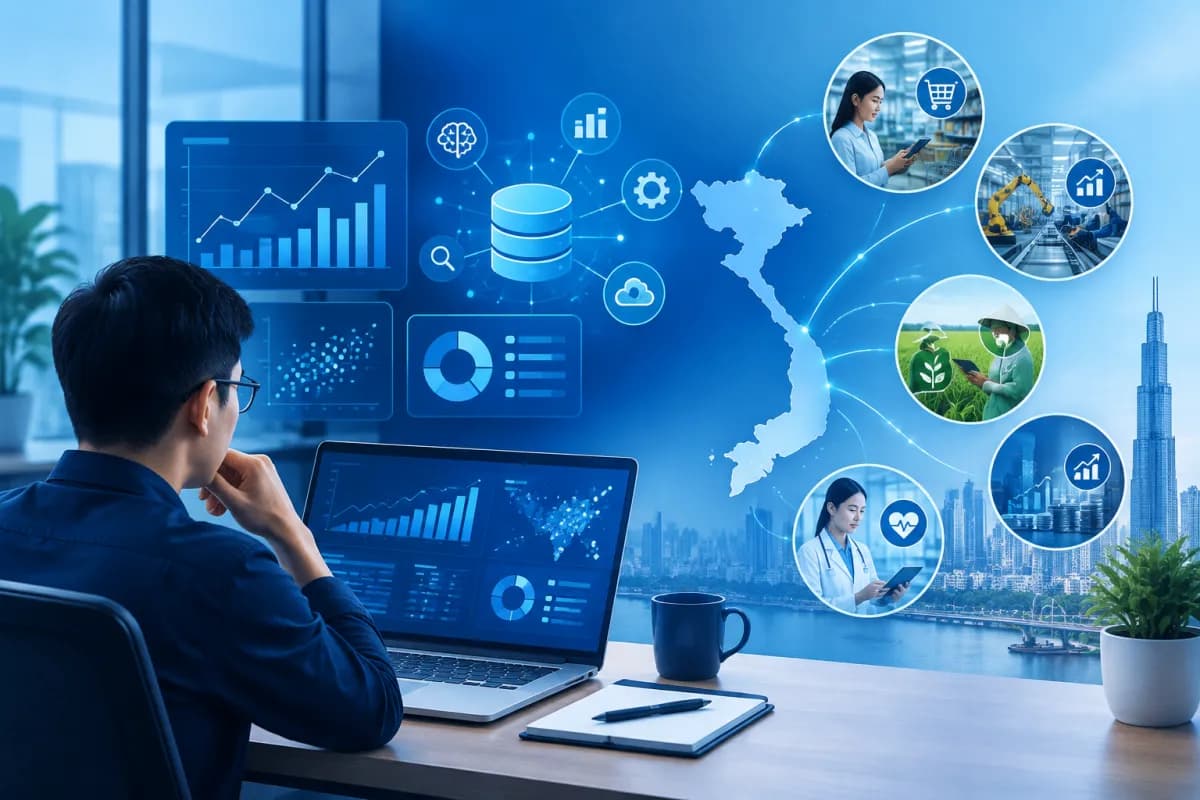 Data Science là gì? Ứng dụng thực tế cho doanh nghiệp Việt
