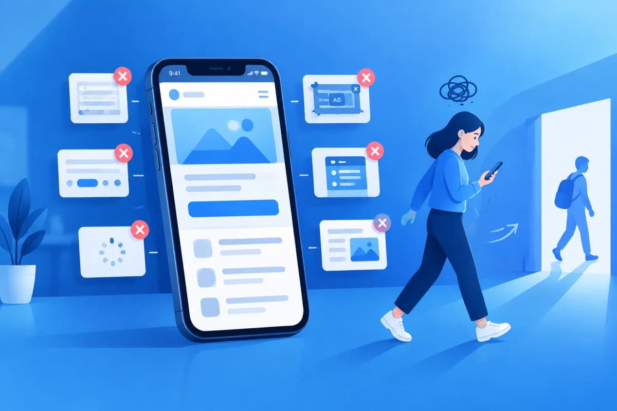 7 lỗi giao diện mobile cho website khiến khách hàng rời đi