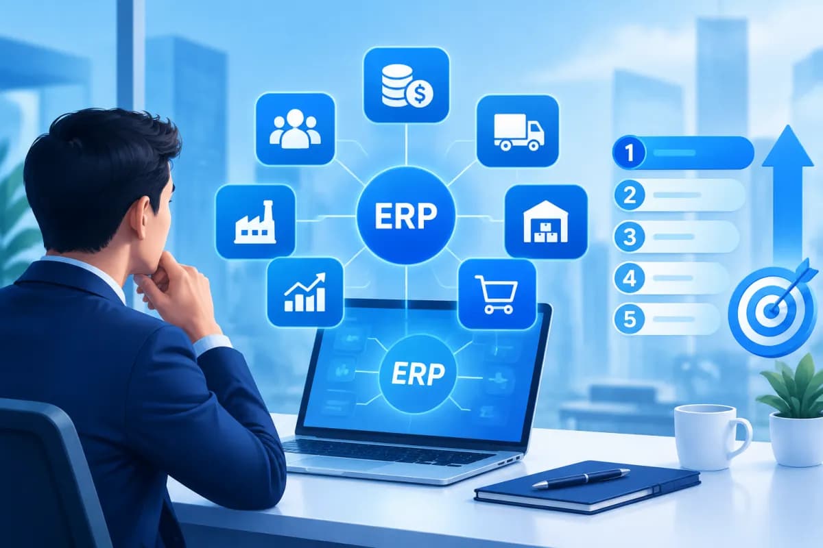 ERP Module nào quan trọng nhất? 5 tiêu chí để ưu tiên triển khai
