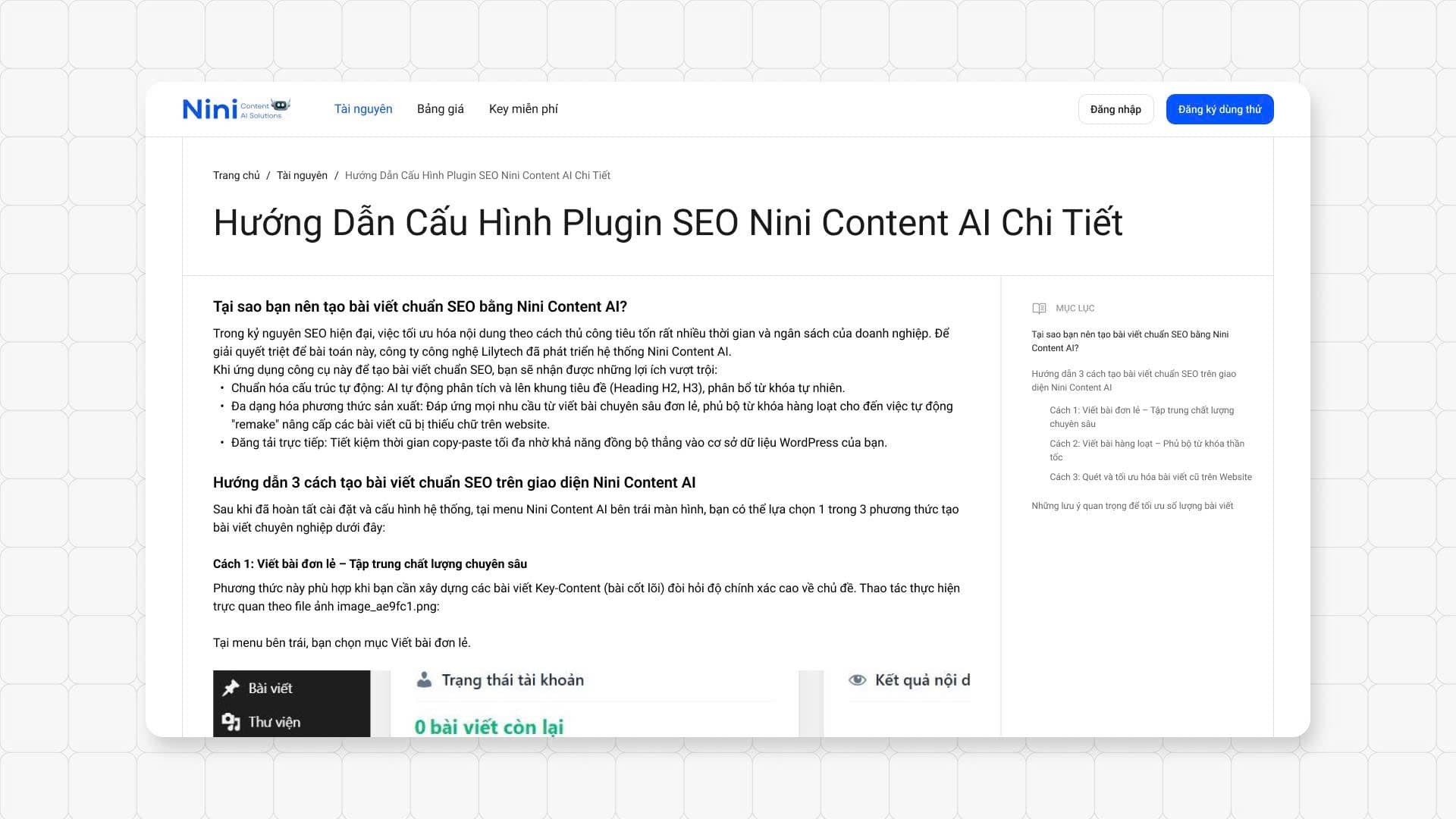 Ninicontent AI