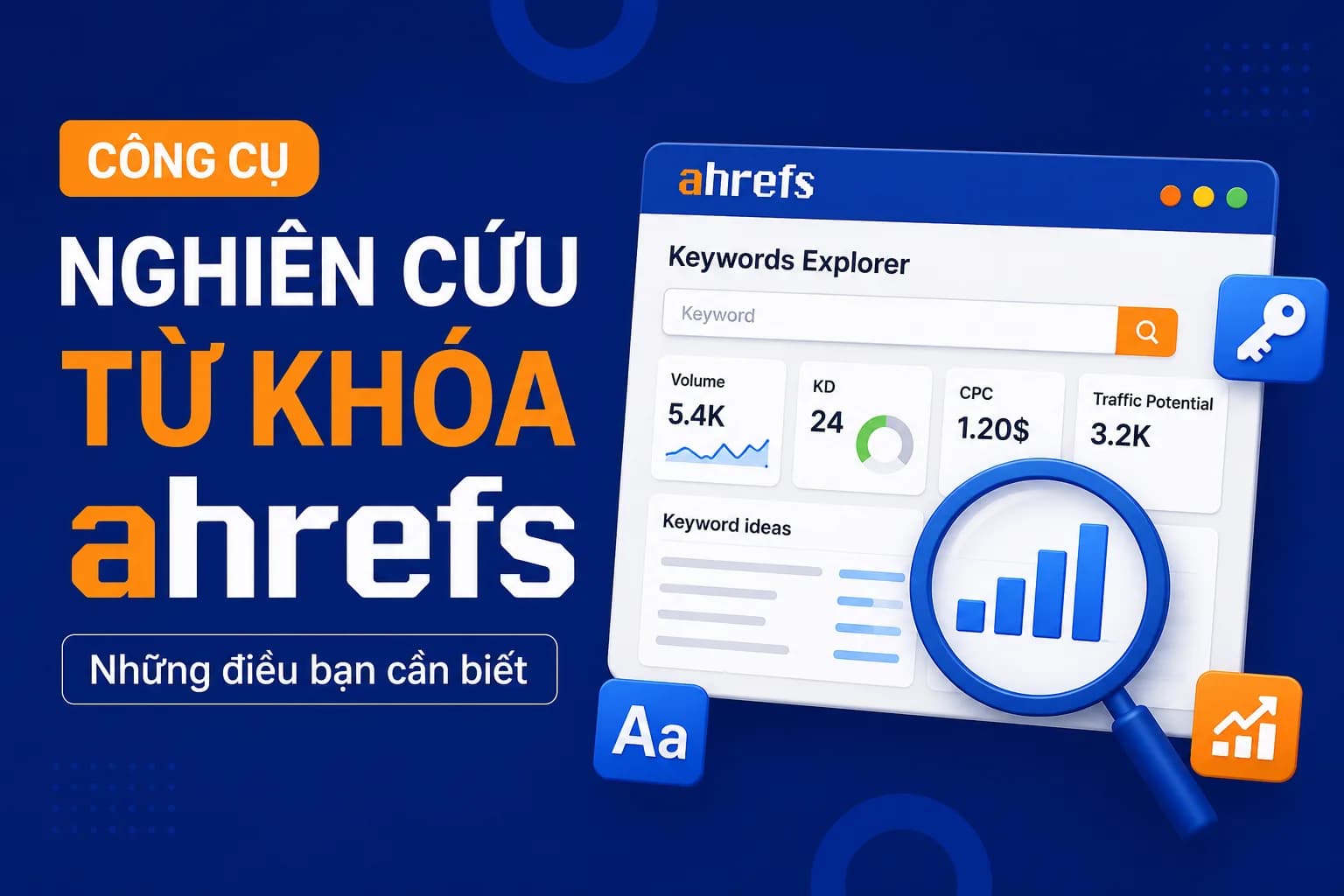 Công cụ nghiên cứu từ khóa Ahrefs