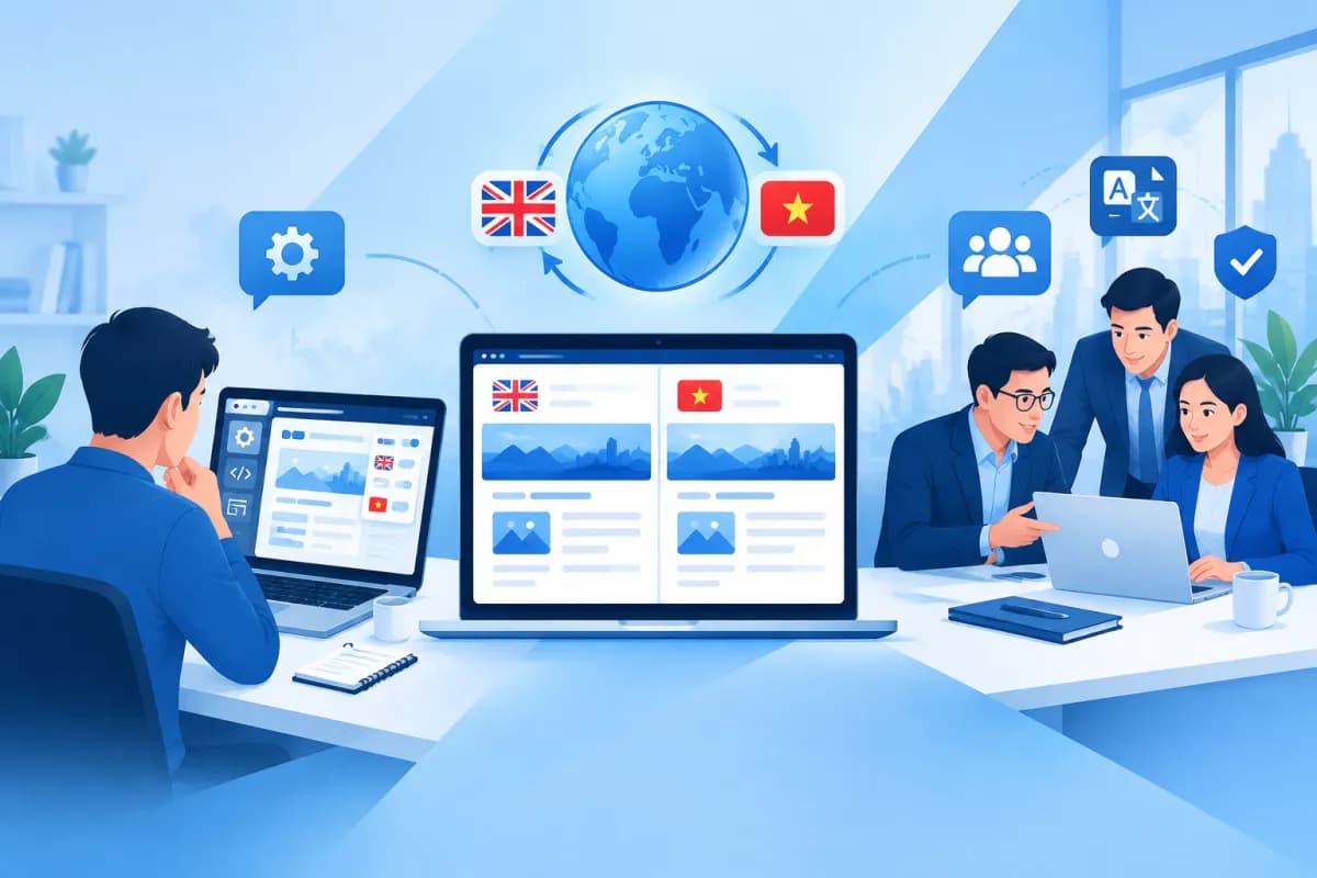 Nâng cấp song ngữ website: Tự làm hay thuê đơn vị chuyên nghiệp?