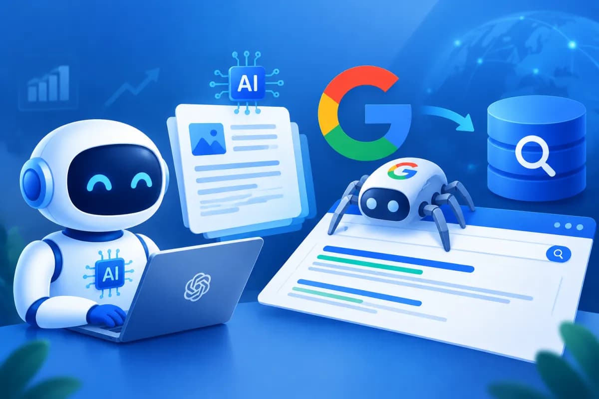 Nội dung AI có được index không? Giải đáp từ Google