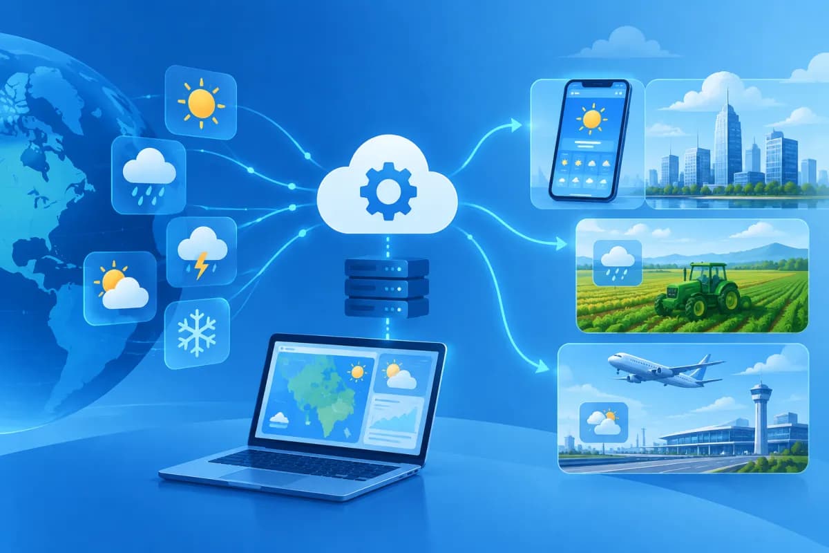 API Thời tiết là gì? Cách hoạt động và ứng dụng thực tế