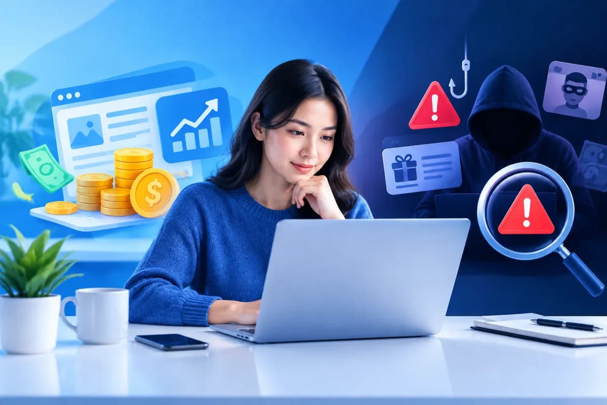 Kiếm tiền online có thật không? Cách nhận diện lừa đảo