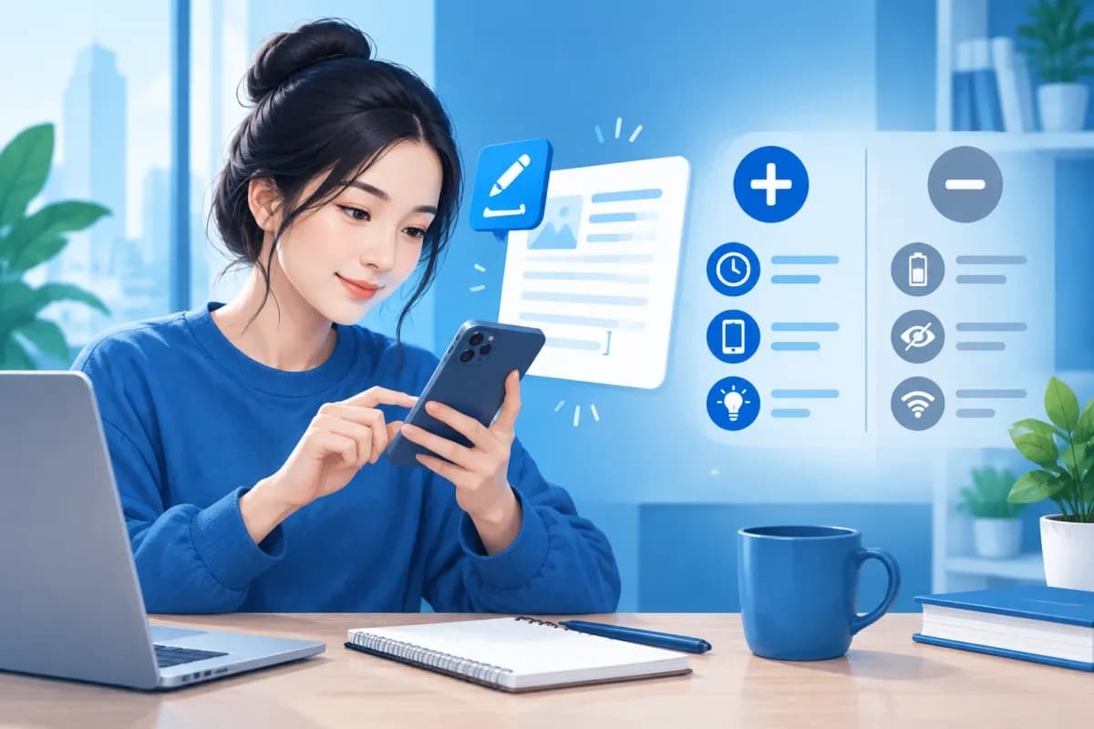 Có viết được content bằng điện thoại không? Ưu và nhược điểm