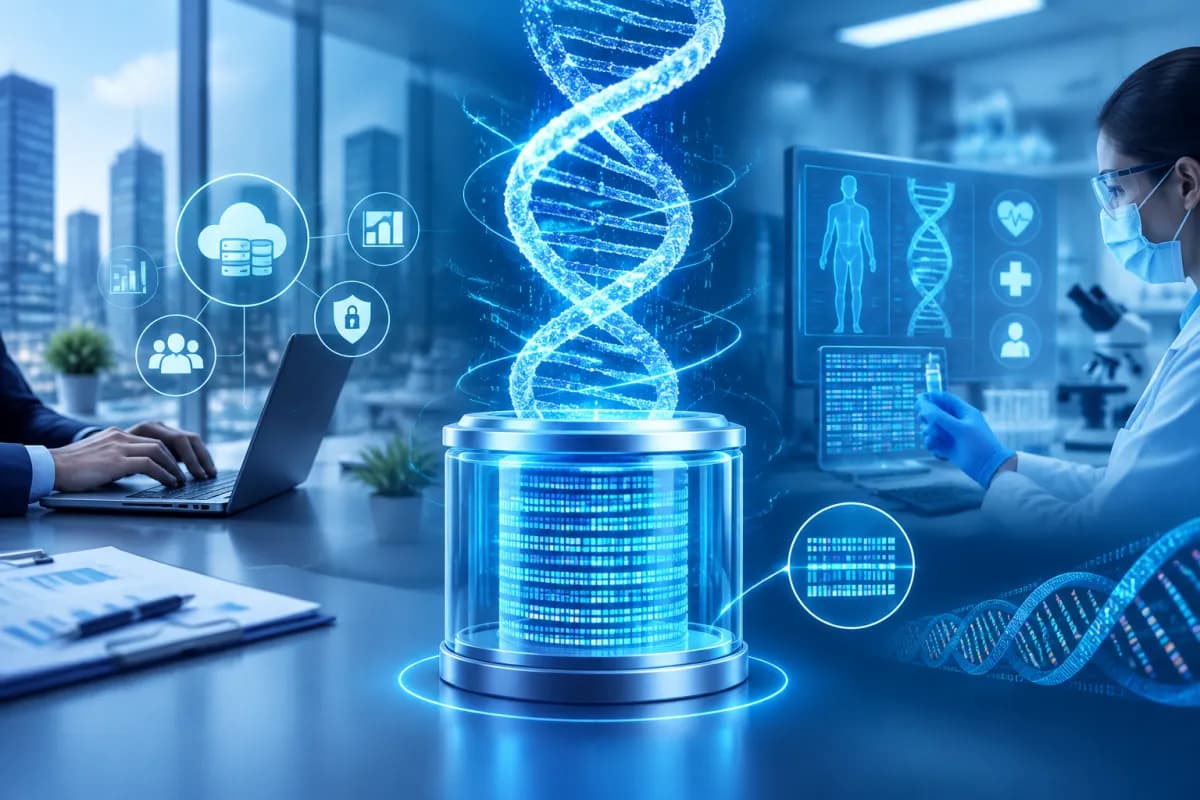 Tương lai lưu trữ dữ liệu DNA trong doanh nghiệp và y tế