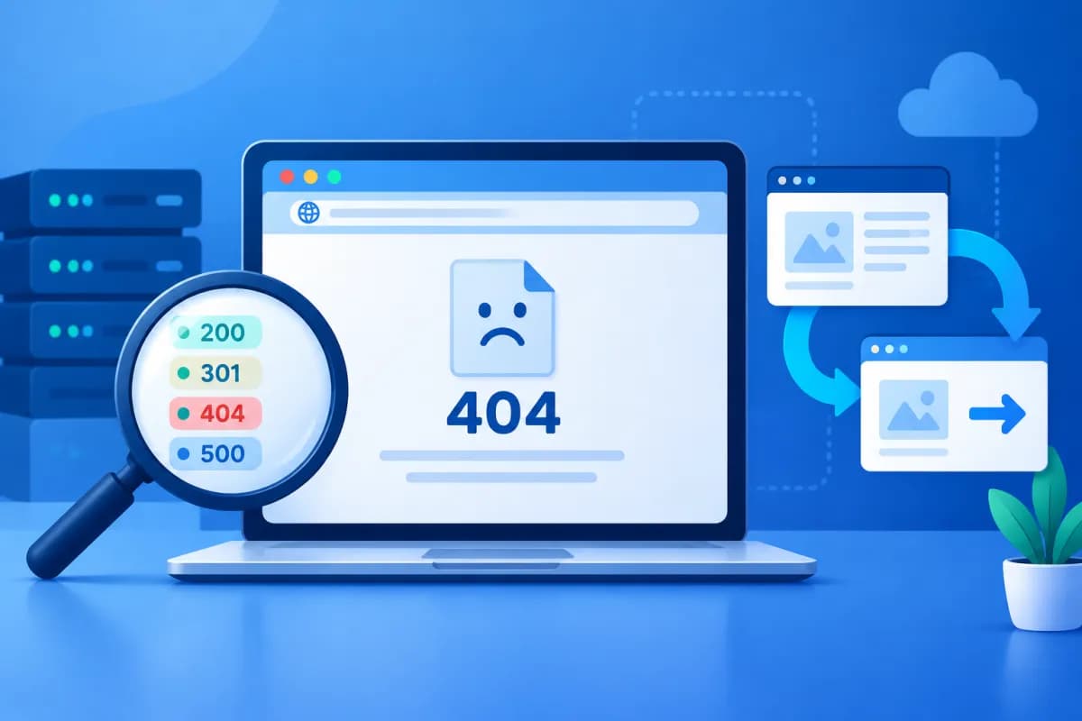 HTTP Status Code Checker: Cách xử lý lỗi 404 và redirect