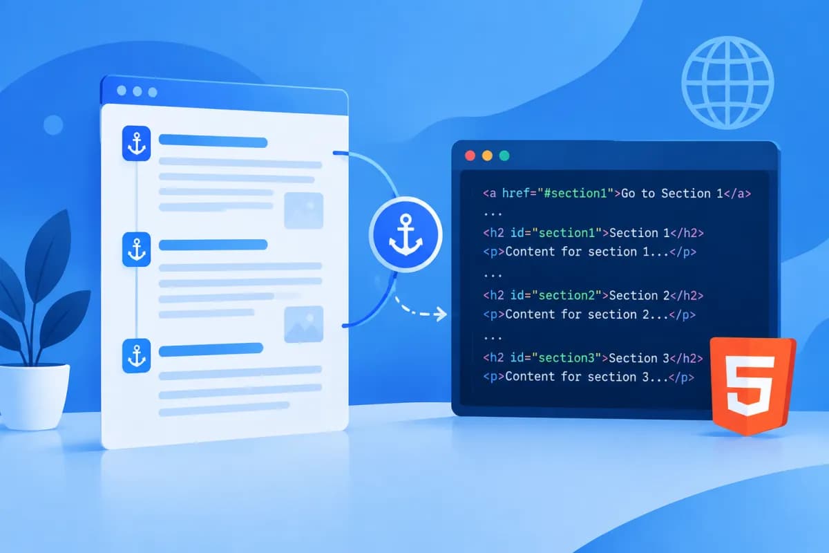 Liên kết neo là gì? Hướng dẫn tạo liên kết neo trong HTML