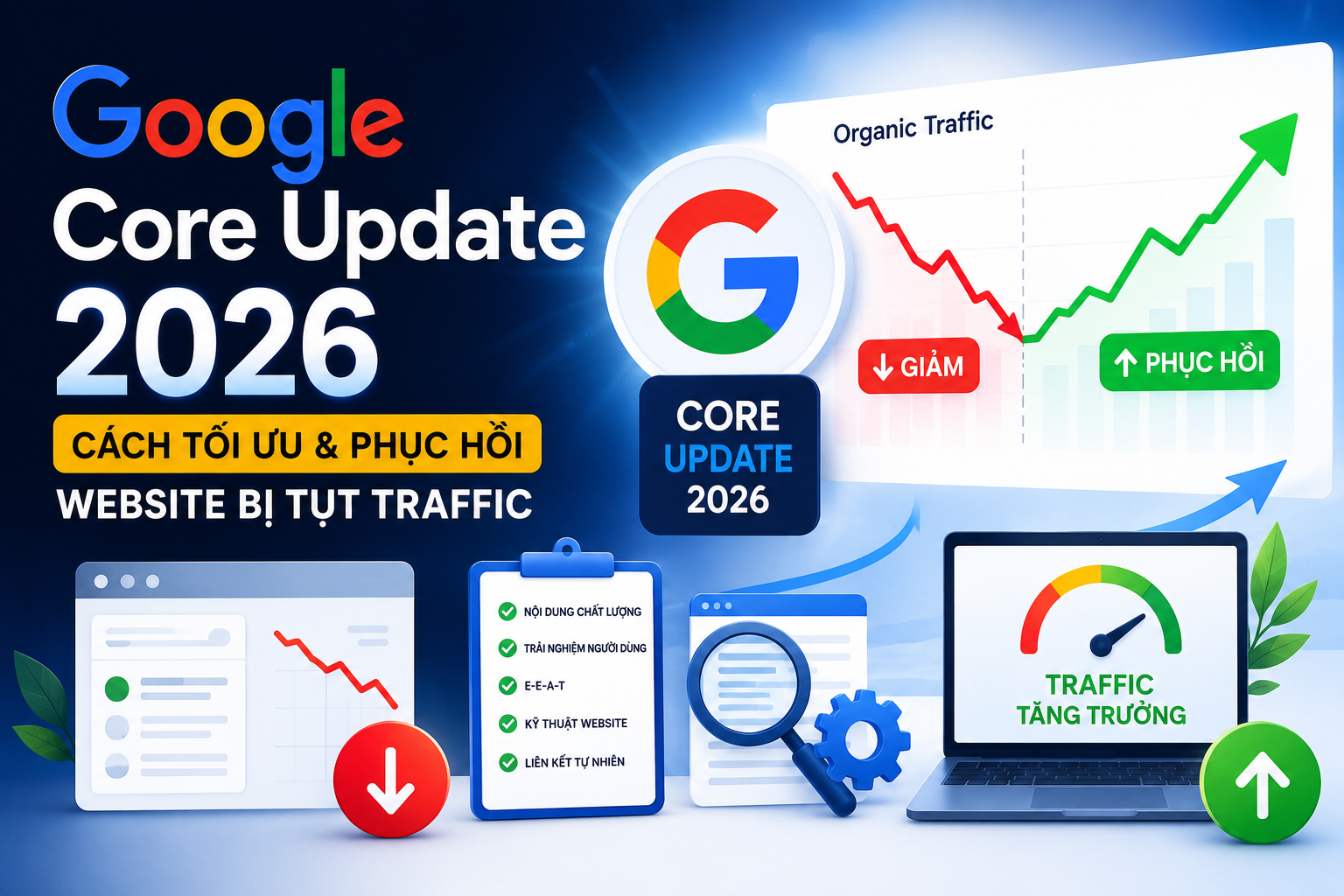 Google Core Update 2026: Cách Tối Ưu Và Phục Hồi Traffic