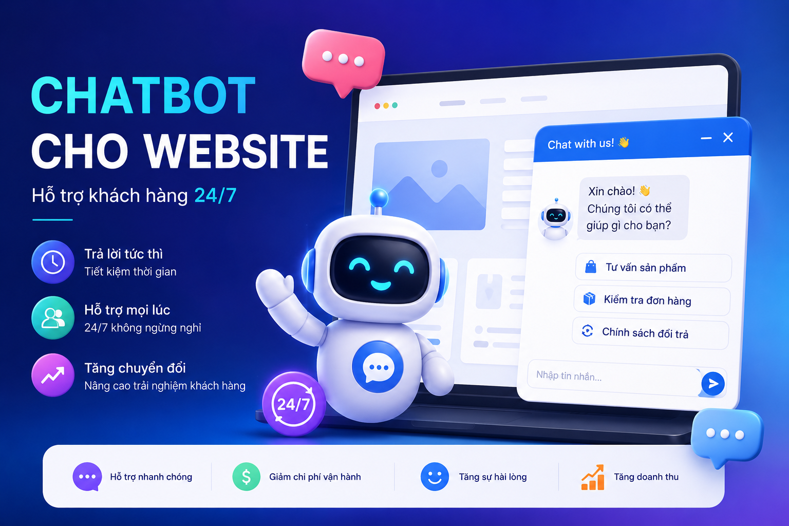 Tích Hợp Chatbot Vào Website: Hướng Dẫn Chi Tiết Từ A-Z