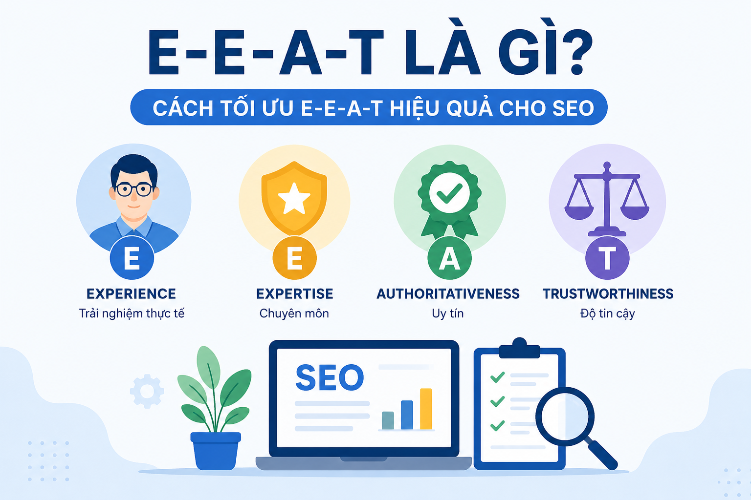 E-E-A-T Là Gì? Cách Tối Ưu E-E-A-T Hiệu Quả Cho SEO