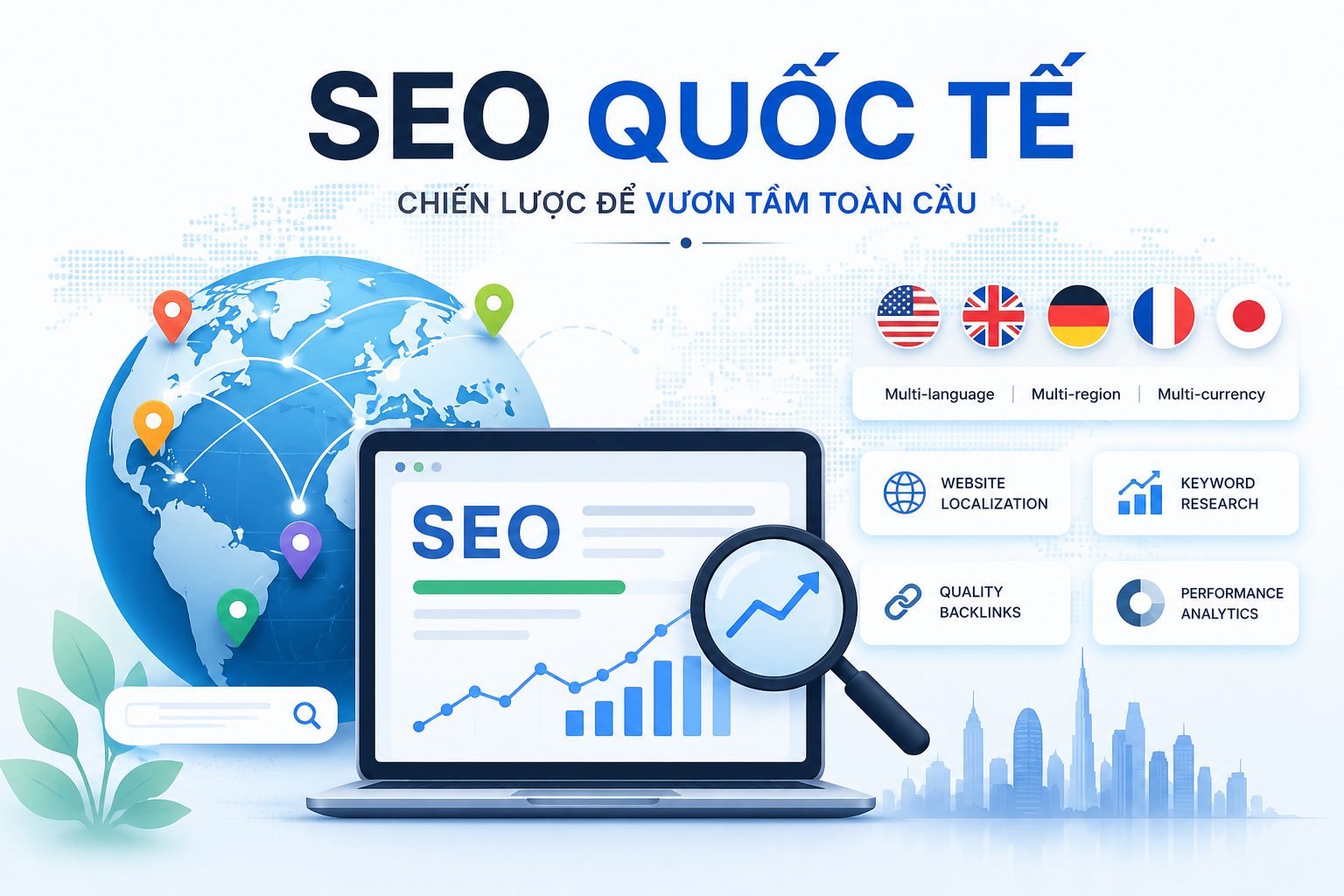 SEO quốc tế là gì? Cách SEO Website cho thị trường quốc tế