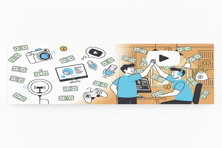 Cách kiếm tiền bằng Youtube content