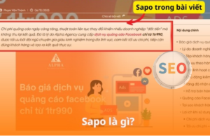 Tìm hiểu chung về sapo trong content